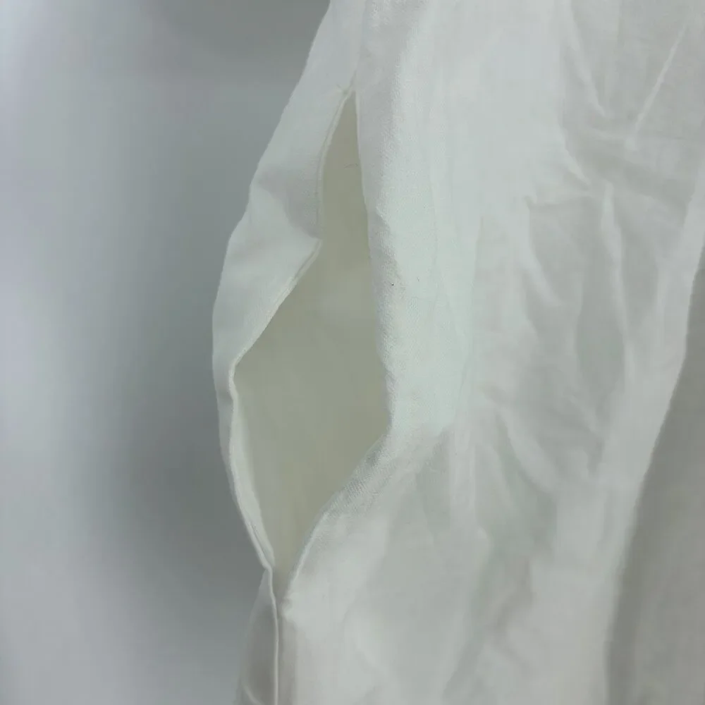 Pomander Place Tuckernuck Dress Size XL White Finley Flutter Sleeve Resort Prep - Picture 5 of 9